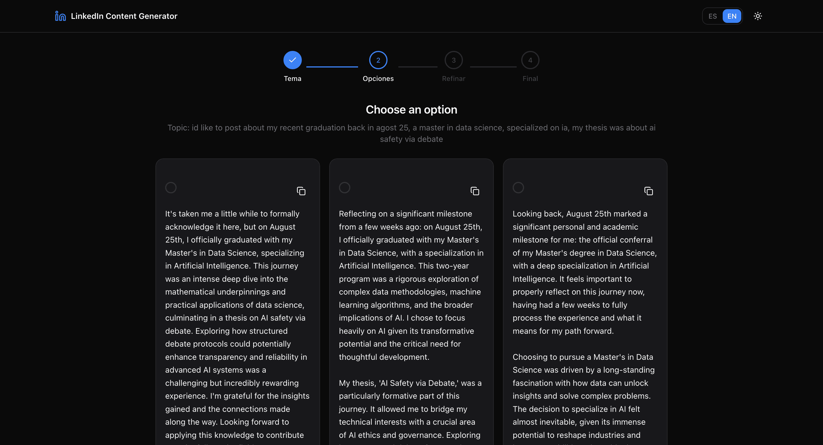 Agentic AI Content Generator - 2
