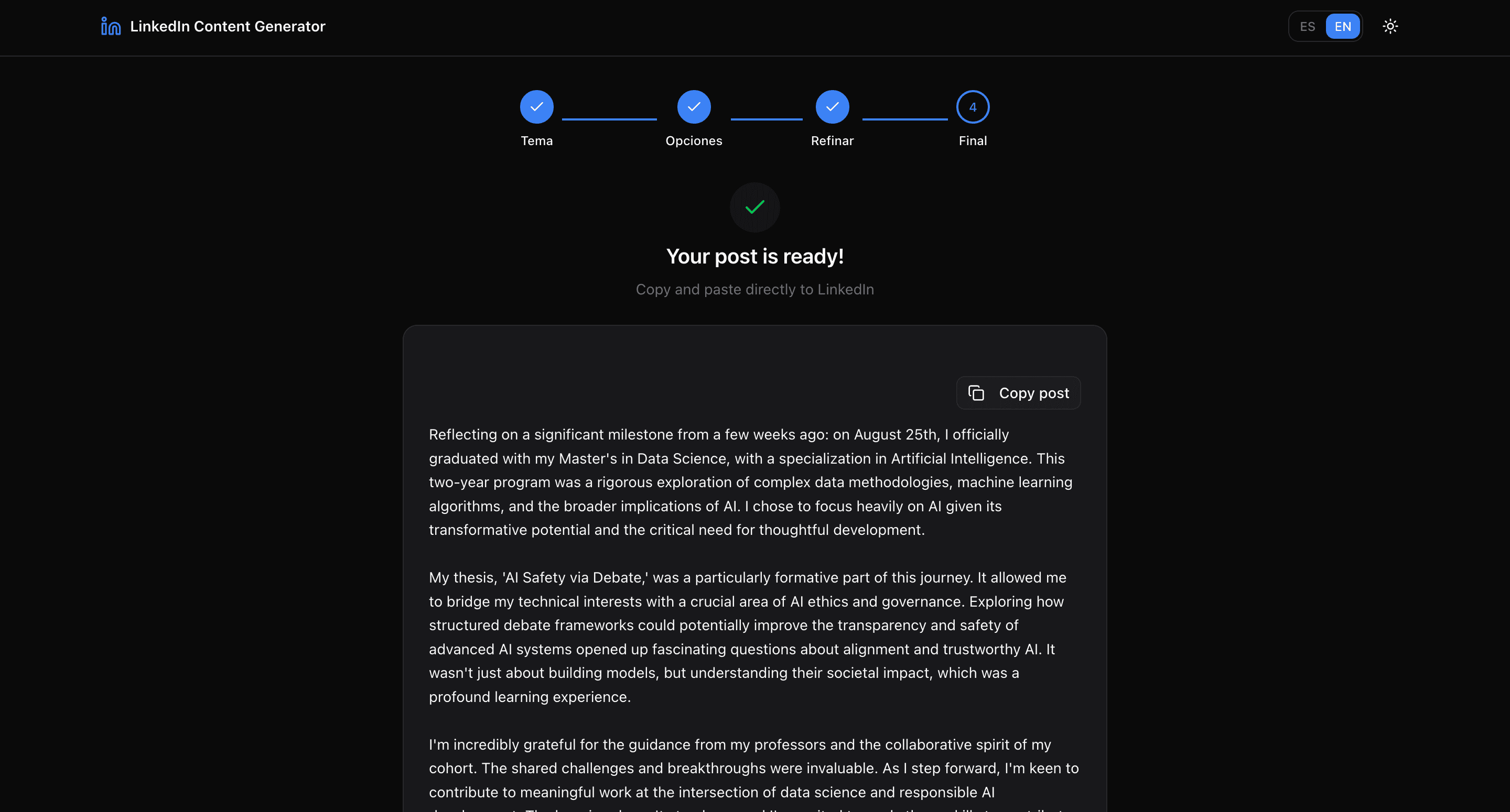 Agentic AI Content Generator - 3